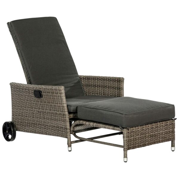 Komfort Deckchair grau