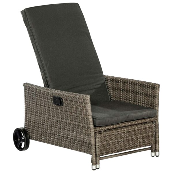 Komfort Deckchair grau1